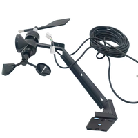 Anémomètre intégré à 360 degrés de type S, dispositif de mesure de la vitesse du vent, capteur d'indicateur de direction et de vitesse du vent Modbus RS485