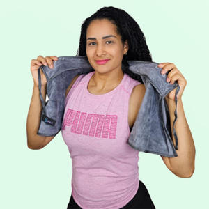 Handuk Mikrofiber Model Baru dengan Logo Kustom / Cape Handuk Bulat dengan Handuk Leher Internal / Cape - Product Image 4