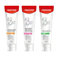 Dentifrice Bio Personnalisé OEM/ODM Sans Fluorure à Base de Plantes pour Usage Domestique – Élimination des Taches, Renforcement de l'Émail, Blanchiment des Dents