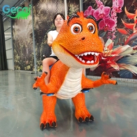 Dinosaure animatronique marchant, imperméable, résistant au soleil, personnalisable pour centre commercial, parc d'attractions, parc à thème, spectacle