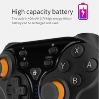 Controlador de juegos inalámbrico DOBE Gamepad inducción de vibración 6-Axis Gyro Joystick para N-Switch Android PC accesorios de juego