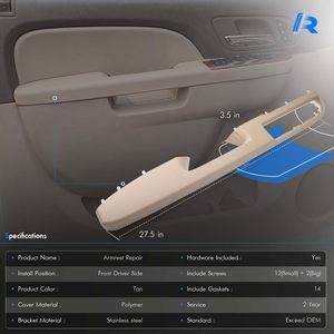 Front Driver <b>Side</b> Grab Handle Repair Kit For Chevrolet 80994 ABS Material With Hardware Included - Product Image 4