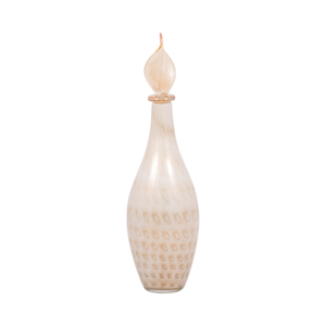 Vaso in vetro a goccia con decorazione a foglia, vaso scultoreo per fiori, per decorazioni per la casa, camera da letto, ufficio, tavolo - Product Image 1