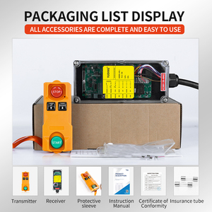 รีโมทคอนโทรลอุตสาหกรรมไร้สาย YU-2 สำหรับเครนสะพานแบบกันน้ำและกันฝุ่น ปรับแต่งได้ พร้อมระบบ Rolling Code สำหรับรอกยก - Product Image 2