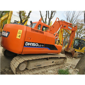Excavatrice hydraulique d'occasion Doosan DH150LC-7, poids en marche 15 tonnes, poids de la machine 14000 kg, moteur Doosan, engrenages à faible entretien - Product Image 1