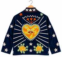 Veste bomber en velours brodée à la main de qualité supérieure pour femmes, manches longues, col en V, séchage rapide, doublure en coton respirant, hiver