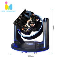 Parc d'attractions Vr Franchise 360 Roller Coaster 9d Vr 3 Places Vr Cinéma Chaises Simulateur