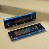 Combo de Teclado y Ratón para Juegos con Cable Óptico USB Ergonómico RGB, Venta de Fábrica, Kit de Teclado y Ratón para Oficina, Hogar, PC