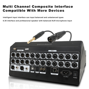 Mezclador Digital DM3I - Mezclador de Audio Profesional de <span class=keywords><strong>16</strong></span> Canales con Pantalla Táctil, Bluetooth, Control por <span class=keywords><strong>iPad</strong></span> para Sonido en Vivo y de Estudio - Product Image 3