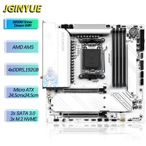 Tarjeta Madre JGINYUE <span class=keywords><strong>B650E</strong></span> Snow Dream M-ATX, Doble DDR5, Compatible con SATA, <span class=keywords><strong>AMD</strong></span> <span class=keywords><strong>AM5</strong></span> para Procesadores de Escritorio Serie Ryzen - Product Image 1