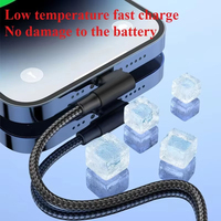 Câble de données Micro USB JILIAN en nylon tressé 6A à charge rapide, 2 m, conducteurs en cuivre pur pour téléphones Android, appareils photo, voitures, écouteurs