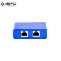 Module de type D scellé, 2 canaux RJ45, traversée hermétique sous vide, traversée scellée à l'époxy pour matériel de vol aérospatial