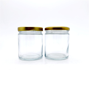 Bocaux en verre à large <span class=keywords><strong>bouche</strong></span> de 9oz 9 onces avec couvercles noirs pour confiture, gelée, salsa, épices en vrac, bougies, sauce - Product Image 6