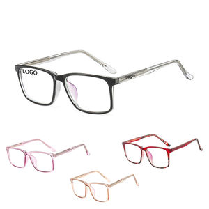 Vidrio Venta al por mayor <span class=keywords><strong>Stock</strong></span> Nueva llegada Alta calidad TR90 Anti Luz azul Diseñador de marca de moda Gafas cuadradas unisex - Product Image 1