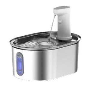 Distributeur d'eau automatique intelligent pour chat, en acier inoxydable 304, avec capteur sans fil, abreuvoir pour animaux de compagnie, pour chats et chiens, détachable - Product Image 1