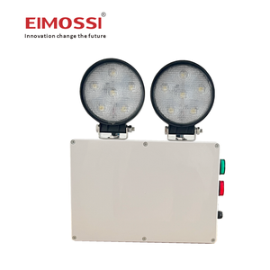 IP65 3000lm lampu darurat kepala ganda 5000mAh isi ulang 2X14W LED tahan debu & lampu sorot ganda tahan kelembaban 1.5 jam - Product Image 4