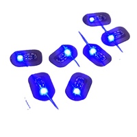 Puce NFC LED clignotante 13,56 MHz en forme d'ongle avec lumière colorée, puce NTAG213, étanche, pour contrôle d'accès