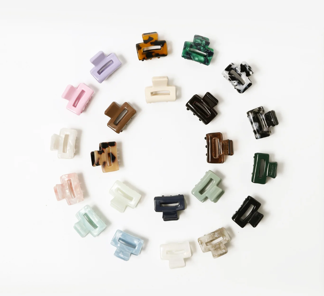 2026 Trend Mini Baby Girls Hair Accessories Hair Claw Clips Unbroken Acetate Cute Hair Clips Perfect for Half-up Half-down Look