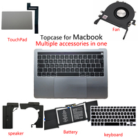 Original para MacBook Pro A2338 A1708 A1989 A2159 Topcase teclado retroiluminación barra táctil montaje portátil C Shell piezas de repuesto