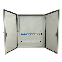 Panel Eléctrico de Bajo Voltaje de 200A, Conjunto Completo Personalizado, Gabinete de Distribución Industrial de 8 Vías y 3P para Distribución Central en Centros Comerciales
