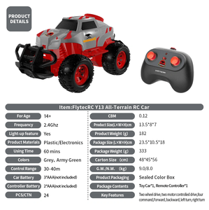 FlytecRC Y13 2.4GHz RC Off-Road Vehicle Long Battery Life <b>Remote</b> <b>Control</b> Climbing Car Toy for Kids - Product Image 4