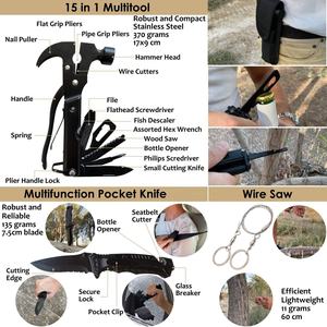 SOS戦術的なバグアウトバッグ屋外緊急応急処置キット安全 & サバイバルギアハイキング用医療キット - Product Image 5