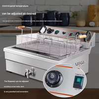 Four à friteuse à air commercial certifié CE 220V pour la cuisson rapide Source d'alimentation électrique pour la préparation de collations avec de la farine de blé