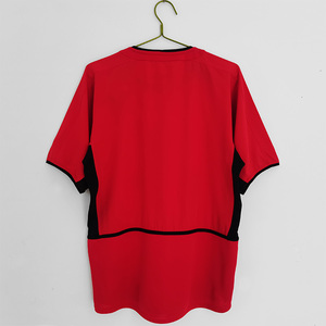 เสื้อฟุตบอลแขนสั้นย้อนยุคฤดูใบไม้ร่วงปี 2007/08 ของแมนเชสเตอร์ ไซส์ S-2XL สำหรับสโมสรยุโรป รับดรอปชิป - Product Image 4