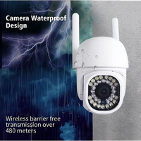 Kit de caméra de sécurité WiFi PTZ TSEye 8CH, NVR, 5MP, IP66, étanche, suivi automatique, caméra IP, système de surveillance CCTV domestique