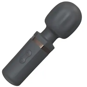 JINKE black color silicone vibrator wand massager vibrator