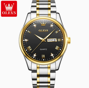 Montre à quartz pour homme, nouvelle mode, bracelet en acier inoxydable, étanche, de luxe, sport, affaires, personnalisable, vente chaude 5563 - Product Image 3
