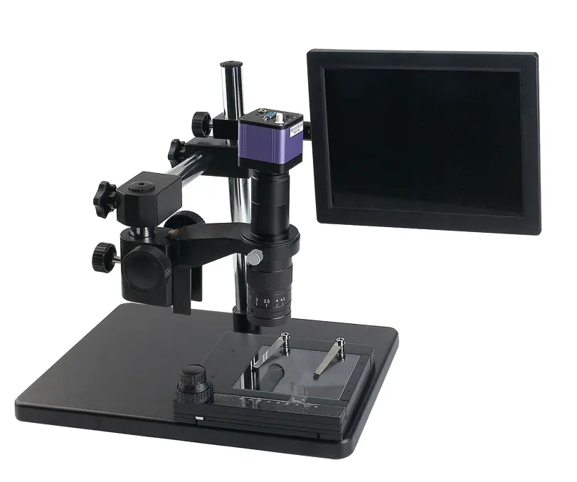 Nuovo attraente microscopio ottico monoculare Video microscopio con fotocamera da 14mp e microscopio LCD da 11"