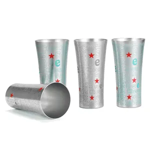 New Design 360ml Food Grade Drink Aluminum Cup With Change Color
