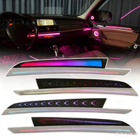 Kit d'éclairage ambiant dynamique 64 couleurs pour BMW X5/E70/X6/E71, éclairage LED intérieur automatique, kit d'accessoires colorés 12V