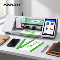 Cortadora de Película Protectora de Pantalla de Vidrio PET RPET Purcell H390 PLUS 5H 7H 9H con Cuchilla Automática y Cámara HD