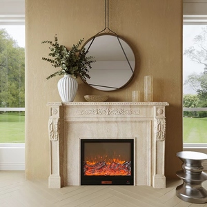 Caminetto Elettrico a Risparmio Energetico con Fiamma Regolabile e <span class=keywords><strong>Termostato</strong></span>, Stufa Decorativa per Interni - Product Image 4