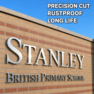Custom Metal <strong>Letters</strong> Standoff Mounted Cafe Sign Matte Black 3D Lettering Stainless Steel Wall Logo Signage - Product Image 5