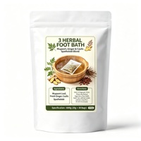 3 Sachets de Bain de Pieds aux Herbes (Armoise, Gingembre) 20g*50 Sachets 1000g – Pack Naturel de Bain de Pieds aux Herbes pour la Relaxation des Pieds