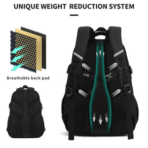 Aoking giá bán buôn công suất lớn ba lô với dây kéo Mochila escolar du lịch không thấm nước thể thao giản dị Ba lô túi đi học - Product Image 4