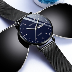 Reloj de cuarzo ultrafino para adolescentes, hombres, estudiantes de secundaria, diseño minimalista moderno e impermeable. - Product Image 6