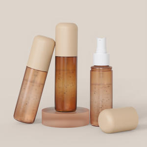 Flacone <span class=keywords><strong>Spray</strong></span> Personalizzato da 100ml in PET per Cosmetici, Bottiglia a Forma di Capsula per Profumo con Nebulizzatore Fine - Product Image 1