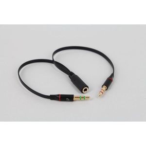 3.5mm Audio <b>Splitter</b> <b>Cable</b> Female To Dual Male Plug For Headphone Microphone Converter Plastic Connector - Product Image 2