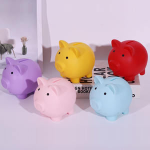 Alcancía de Cerdo 3D de Plástico PVC, la Mejor Decoración para el Hogar, para Adultos y Niños, Alcancía para Ahorrar <span class=keywords><strong>Dinero</strong></span>, para Cumpleaños y Festividades - Product Image 3