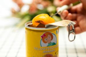 Pesche Gialle in Sciroppo Leggero o Succo Naturale (Metà, Affettate, a Cubetti) in Lattina da 345G, OEM ODM - Product Image 4