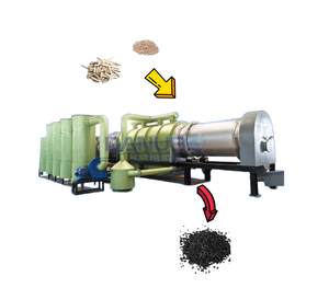 Aparato de Alta Capacidad para la Producción Continua de Carbón Vegetal, Transforma Diversos Materiales de Biomasa en Productos de Carbono, Aparato de Precisión - Product Image 1