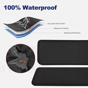 Fundas de Asiento para UTV Kawasaki Mule Pro FXT DXT <span class=keywords><strong>FX</strong></span> DX 2015-2023, Funda de Asiento Negra Impermeable y Resistente a los Arañazos, Ajuste OEM KAF080-039 - Product Image 3