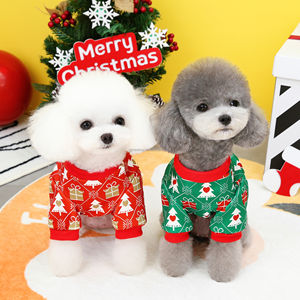 Mayorista Festival de Invierno Suave Cómodo Cachorro Teddy Suéter <span class=keywords><strong>Jersey</strong></span> Chaleco Perro Navidad Mascota Ropa Para Perro Gato - Product Image 4