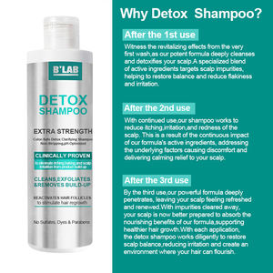 Soins capillaires de marque privée Shampooing détox clarifiant pour tous les types de cheveux Nourrir les follicules Apaiser l'irritation du cuir chevelu Shampooing détox - Product Image 3