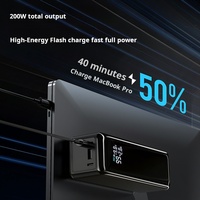 Batterie Li-Polymère Haute Capacité 30000mAh, Station d'Alimentation Portable à Charge Rapide, Affichage LED, Chargeur pour Ordinateur Portable 100W PD, Utilisateurs Américains