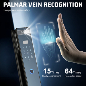 Điện Tử Nhà Thông Minh Nhôm <span class=keywords><strong>C</strong></span>ửa Xử Lý Khóa Vân Tay Đầu Đọ<span class=keywords><strong>c</strong></span> Wifi Máy Ảnh Video Cuộ<span class=keywords><strong>c</strong></span> Gọi Ứng Dụng Cho <span class=keywords><strong>C</strong></span>ửa Gỗ Đám Mây Lưu Trữ Dữ Liệu - Product Image 5